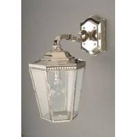 Chelsea N433O Solid Brass Nickel Plated Outdoor Hanging Wall Lantern