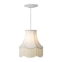 cha6502 chatsworth 1 light pendant light in white fitting only