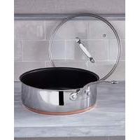 Chefs Collection Copper Bottom Saute Pan