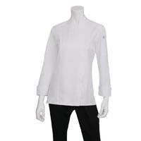 Chef Works Lansing Basic Womens Chef Jacket White XS