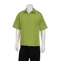 chef works mens universal shirt lime s