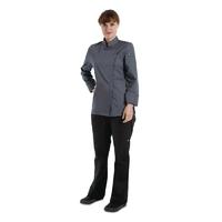 Chef Works Lansing Basic Womens Chef Jacket Grey S