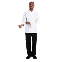 chef works mayenene basic unisex chef jacket white xs