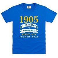 Chelsea - Birth of Football Kid\'s T Shirt