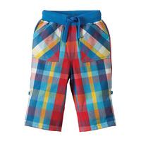 Check Roll Up Trousers