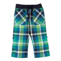 Check Roll Up Trousers