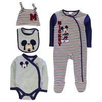 character 4 piece romper suit set baby