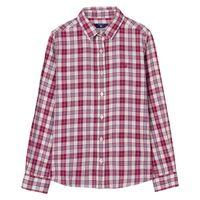 check flannel shirt raspberry purple