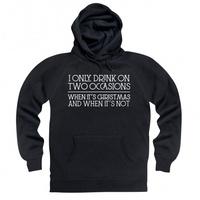 christmas drinking rules hoodie