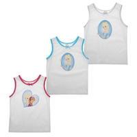 Character 3PK Vest Infants Unisex