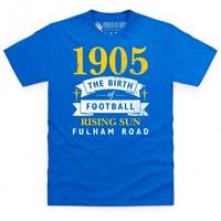 chelsea birth of football t shirt