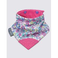 cheeky chompers ditsy floral chewy dribble bib