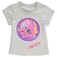 Character Flip Sequin T Shirt Infant Girls