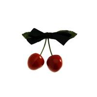 cherry hair clip