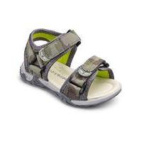 chatterbox camo print sandals