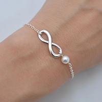 chain bracelet pearl bohemian handmade movie jewelry pearl alloy infin ...