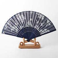 Chrysanthemum Pattern Hand Fan (Set of 4)