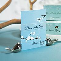 Chrome Place Card Holders 4 Gift Box
