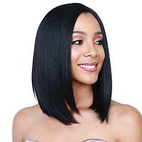 Cheap Short Black Color Synthetic Wigs For Nice Natural Looking Women Wigs
