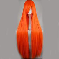 Cheap 100CM Cosplay Wigs Products Long Straight Synthetic Hair Wigs