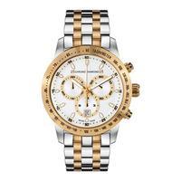 Chrono Diamond Swiss Herrenuhr Theseus Unisex Watch, Silver-Gold