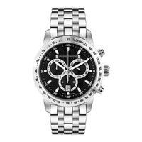 Chrono Diamond Swiss Herrenuhr Theseus Unisex Watch, Silver