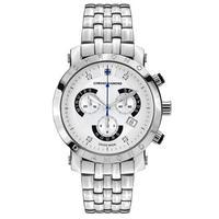 Chrono Diamond Swiss Herrenuhr Nestor Men\'s Watch, Silver