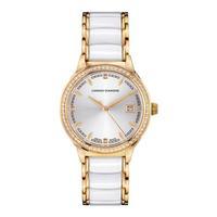 Chrono Diamond Swiss Damenuhr Thyrsa Ladies Watch, White