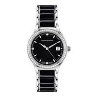 Chrono Diamond Swiss Damenuhr Thyrsa Ladies Watch, Black