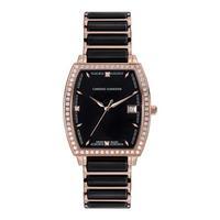 Chrono Diamond Swiss Damenuhr Leandra Ladies Watch, Black