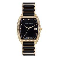 Chrono Diamond Swiss Damenuhr Leandra Ladies Watch, Black