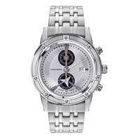 Chrono Diamond Swiss Herrenuhr Achilles Men\'s Watch, Silver