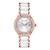 Chrono Diamond Swiss Damenuhr Thyrsa Ladies Watch, White