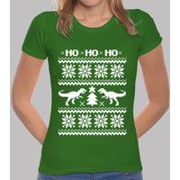 christmas dino tee ugly girl