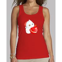 christmas cat_merry wide straps shirt