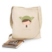 chibi yoda - shoulder bag with illustration