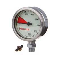 Chrome Plated Brass Pressure Gauge