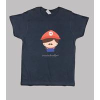 chibi mario - baby shirt with illustration