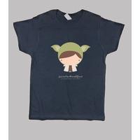 chibi yoda - baby shirt with illustration