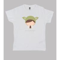 chibi yoda - baby shirt with illustration