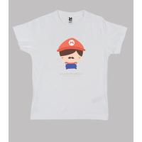 chibi mario - baby shirt with illustration