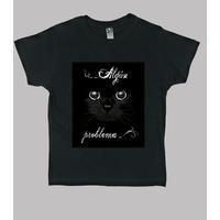 children shirt black cat