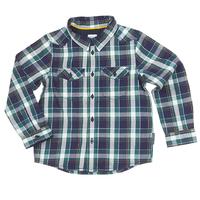 Checked Kids Shirt - Blue quality kids boys girls