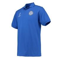 Chelsea UEFA Champions League Polo Shirt - Royal - Mens