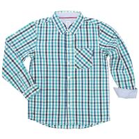 Checked Kids Shirt - Blue quality kids boys girls