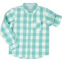 Checked Kids Shirt - Turquoise quality kids boys girls