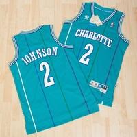 Charlotte Hornets Road Soul Swingman Jersey - Larry Johnson -