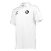 Chelsea UEFA Champions League Polo Shirt - White - Mens