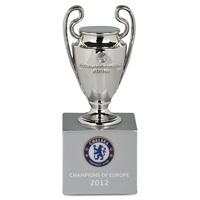 Chelsea Past Winners Champions Of Europe 70mm Trophy with Stand