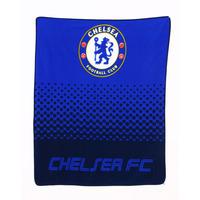 chelsea fc fleece blanket fade design